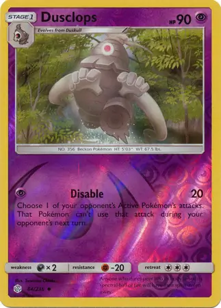Dusclops Reverse Holo