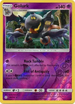 Golurk Reverse Holo 90