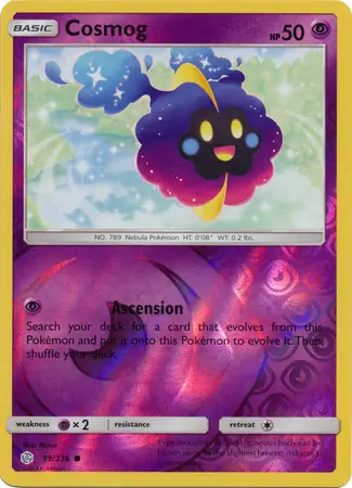 Cosmog Reverse Holo