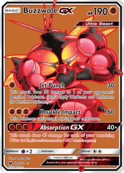 Full Art Buzzwole GX