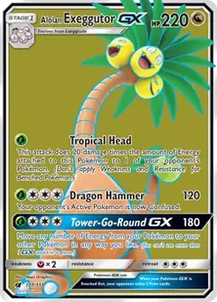 Full Art Alolan Exeggutor GX 107