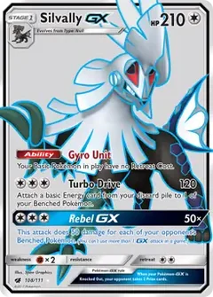 Full Art Silvally GX 108