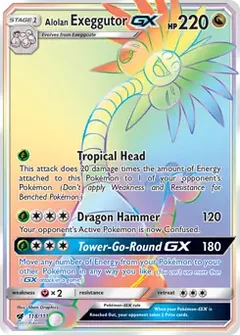 Alolan Exeggutor GX Secret 118