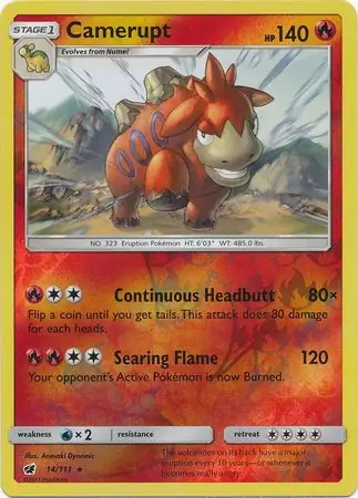 Camerupt Reverse Holo