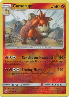 Camerupt Reverse Holo 14