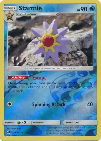 Starmie Reverse Holo