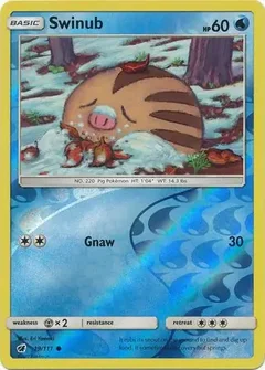 Swinub Reverse Holo 19