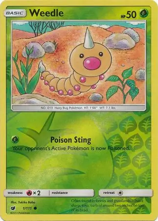 Weedle Reverse Holo