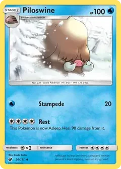 Piloswine 20