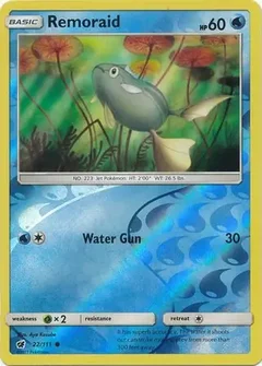 Remoraid Reverse Holo 22