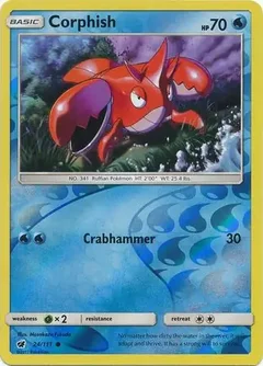 Corphish Reverse Holo 24