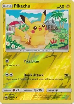 Pikachu Reverse Holo 30