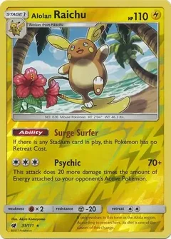 Alolan Raichu Reverse Holo 31