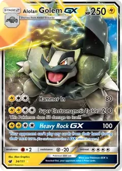 Alolan Golem GX 34