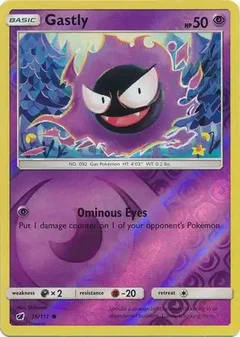 Gastly Reverse Holo 36