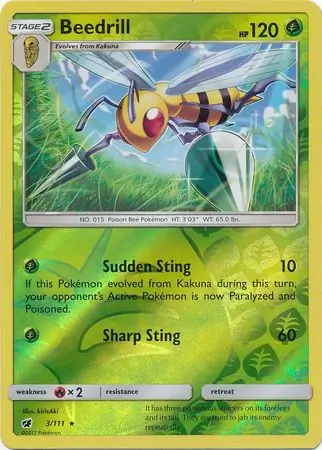 Beedrill Reverse Holo