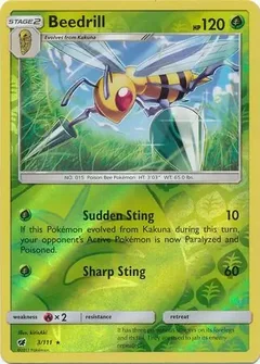 Beedrill Reverse Holo 3