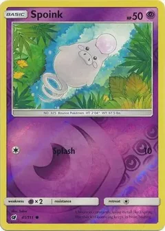 Spoink Reverse Holo 41