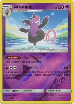 Grumpig Reverse Holo 42