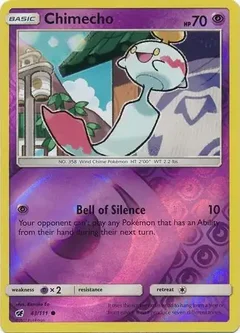 Chimecho Reverse Holo 43