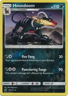 Houndoom Reverse Holo 59