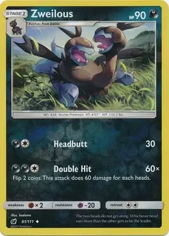 Zweilous Reverse Holo 61