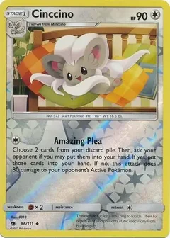 Cinccino Reverse Holo 86