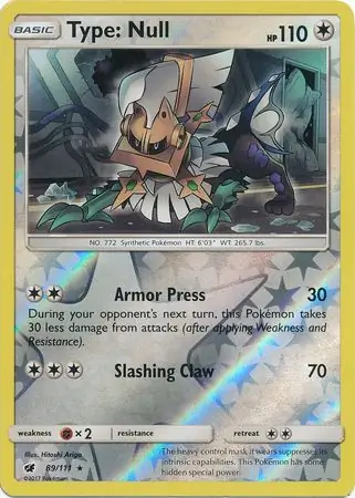 Type: Null Reverse Holo