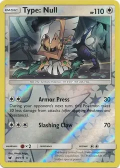 Type: Null Reverse Holo 89