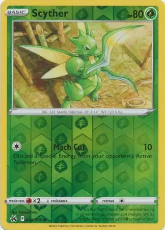 Scyther Reverse Holo
