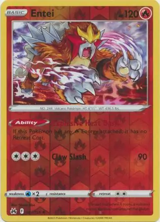 Entei Reverse Holo
