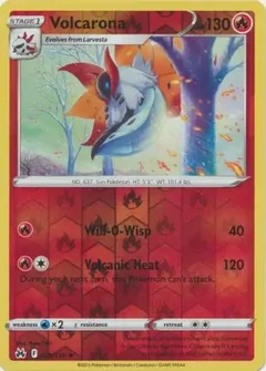 Volcarona Reverse Holo 025