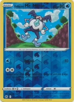 Galarian Mr. Mime Reverse Holo 030