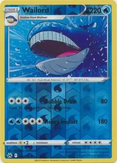 Wailord Reverse Holo 032