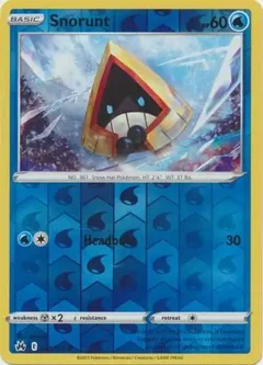 Snorunt Reverse Holo 034