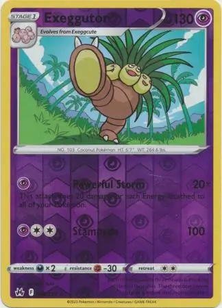 Exeggutor Reverse Holo