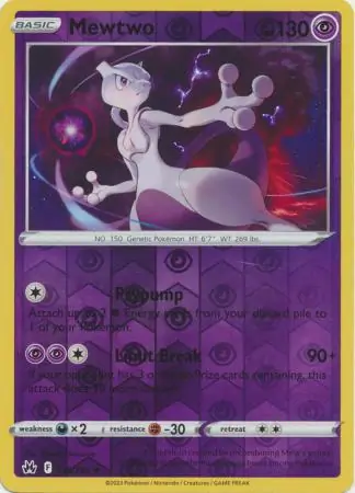 Mewtwo Reverse Holo