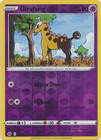 Girafarig Reverse Holo