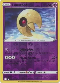 Lunatone Reverse Holo 062