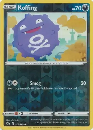Koffing Reverse Holo