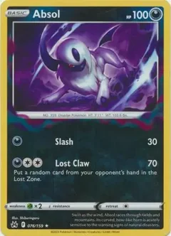 Absol Reverse Holo 076