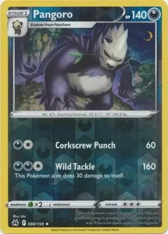 Pangoro Reverse Holo 080