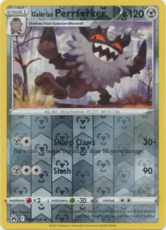 Galarian Perrserker Reverse Holo 085
