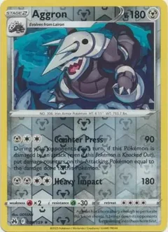 Aggron Reverse Holo 089