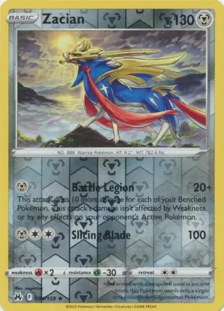 Zacian Reverse Holo