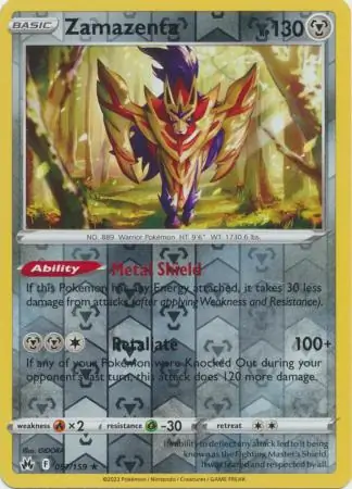 Zamazenta Reverse Holo