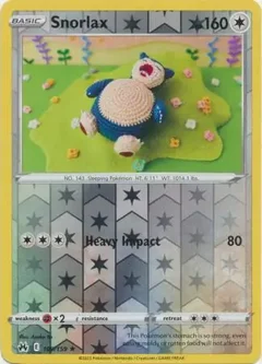 Snorlax Reverse Holo 109