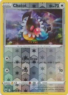 Chatot Reverse Holo 112