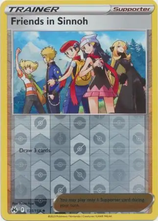 Friends in Sinnoh Reverse Holo