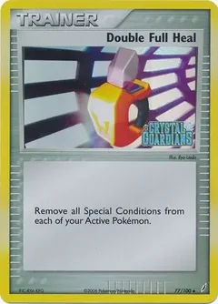 Double Full Heal Reverse Holo 77